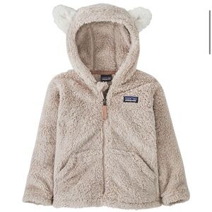 Patagonia Baby Girl Fleece in Soft Beige